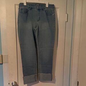 Martha Stewart Light Blue Ankle Jeans